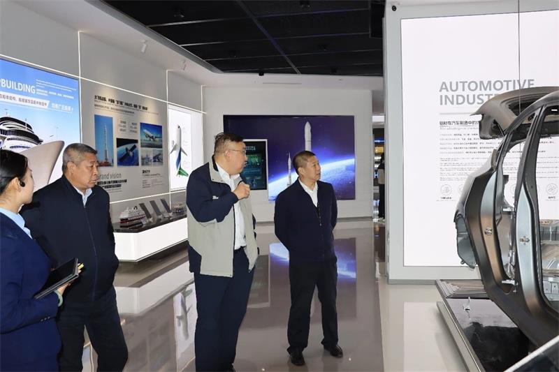 中國有色金屬工業(yè)協(xié)會黨委副書記范順科一行蒞臨明泰鋁業(yè)調研指導